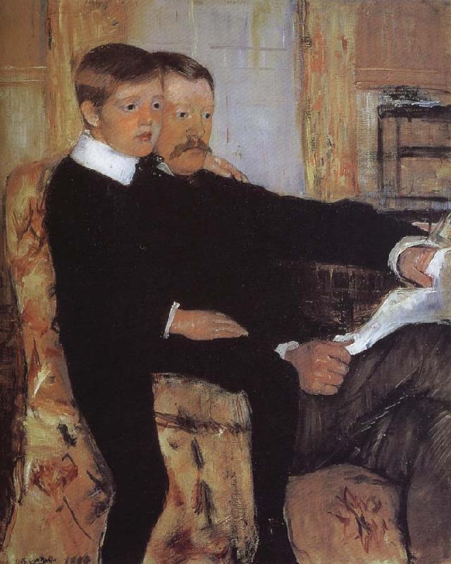 Mary Cassatt Alexander and his son Robert Germany oil painting art